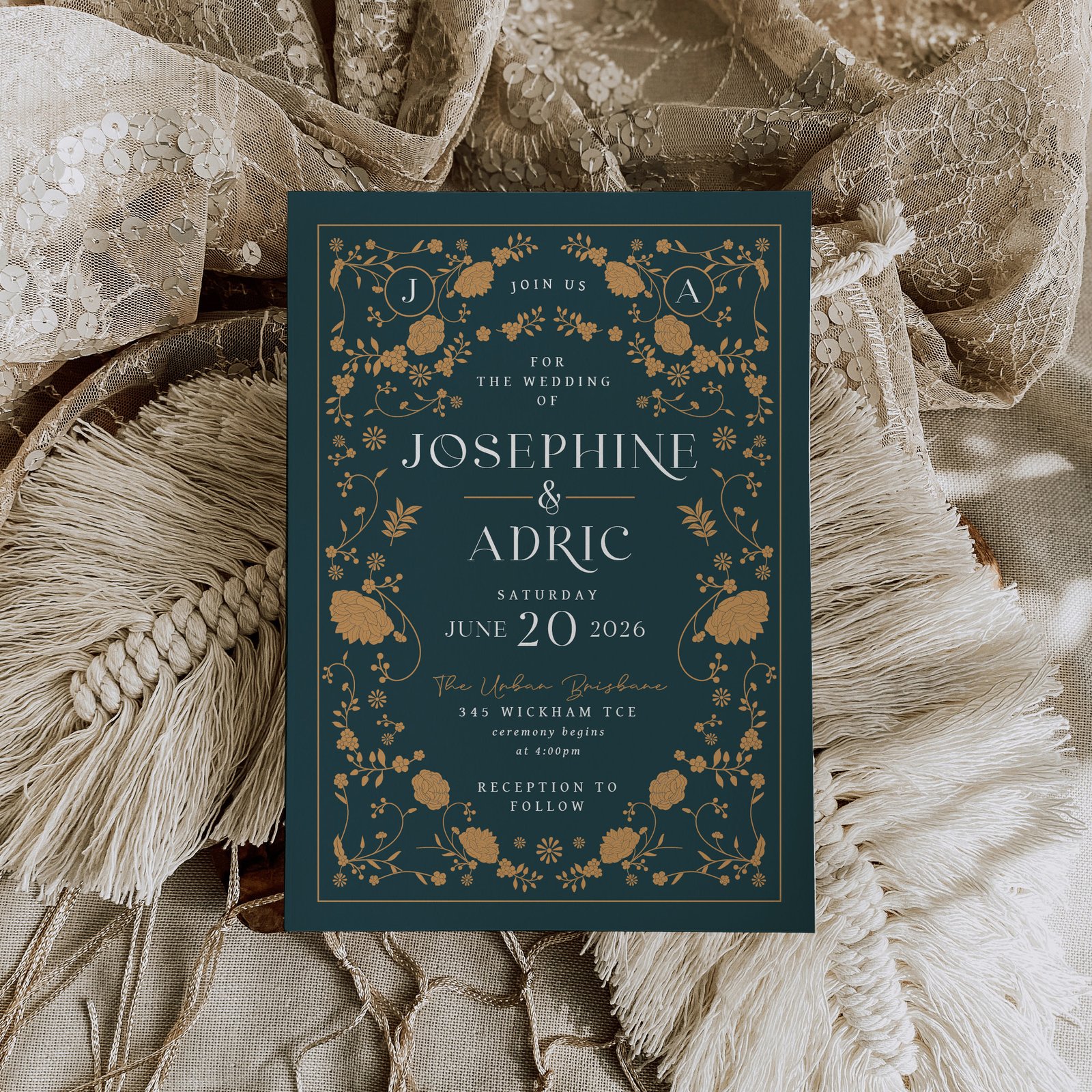 Storybook Wedding Invitation