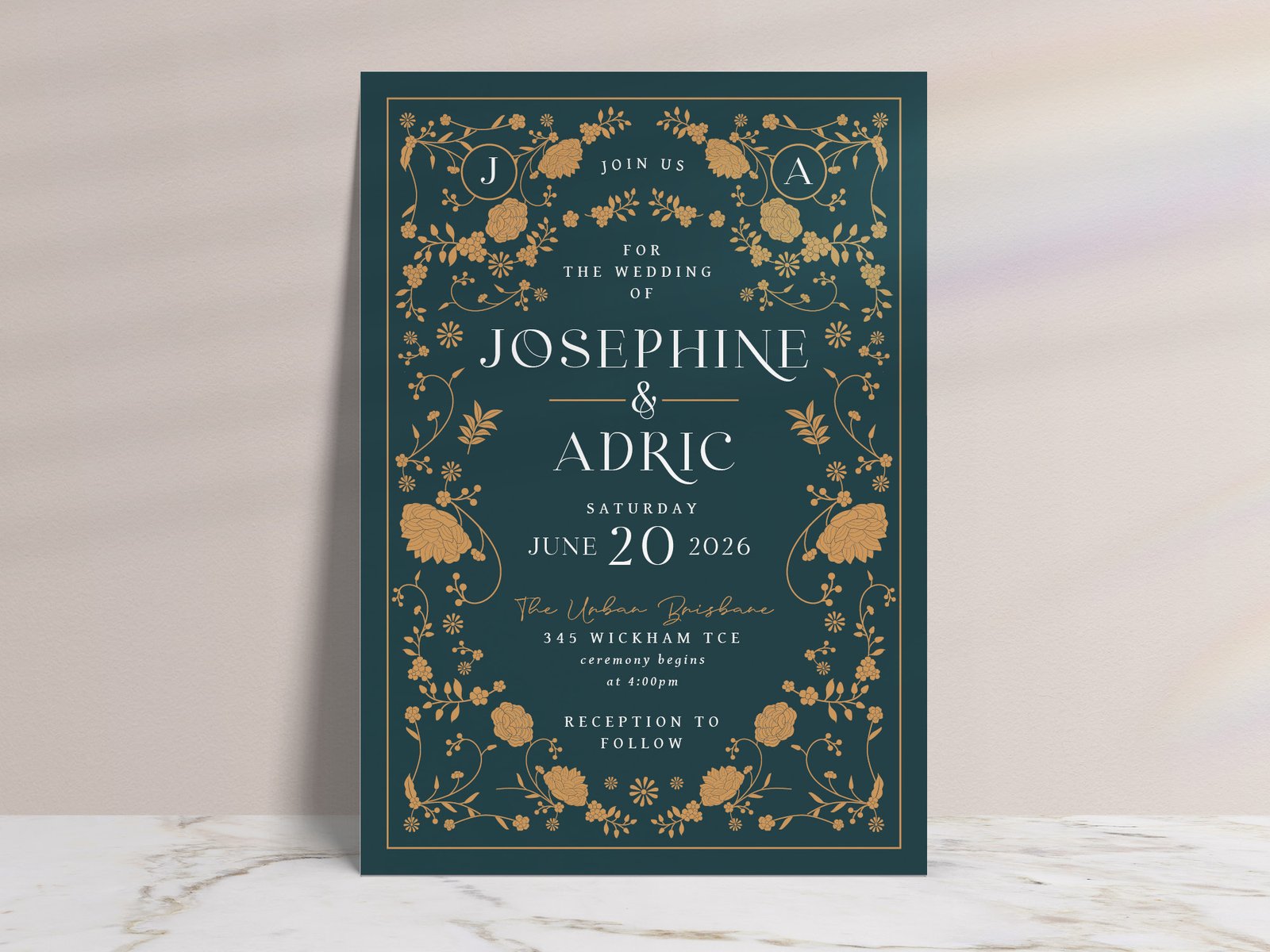 Storybook Wedding Invitation