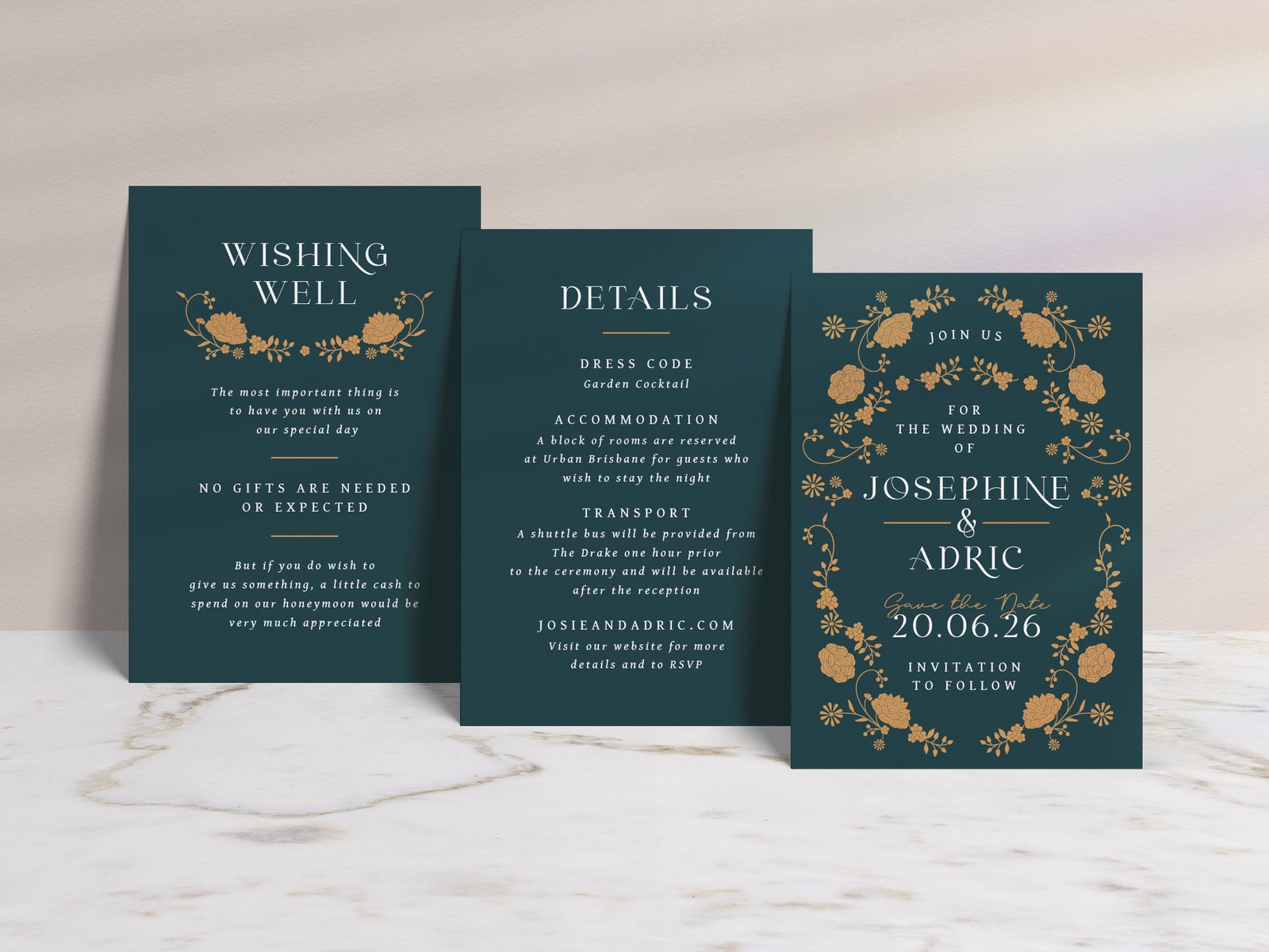 Storybook Wedding Invitation Suite