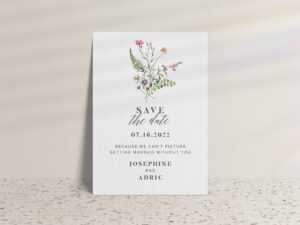 Wildflower Save the Date