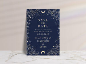 Celestial Save the Date Cards