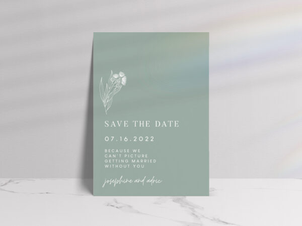Australian Natives Save the Date Cards